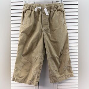 Hanna Andersson boys size 140 10  Khaki Cargo long Shorts